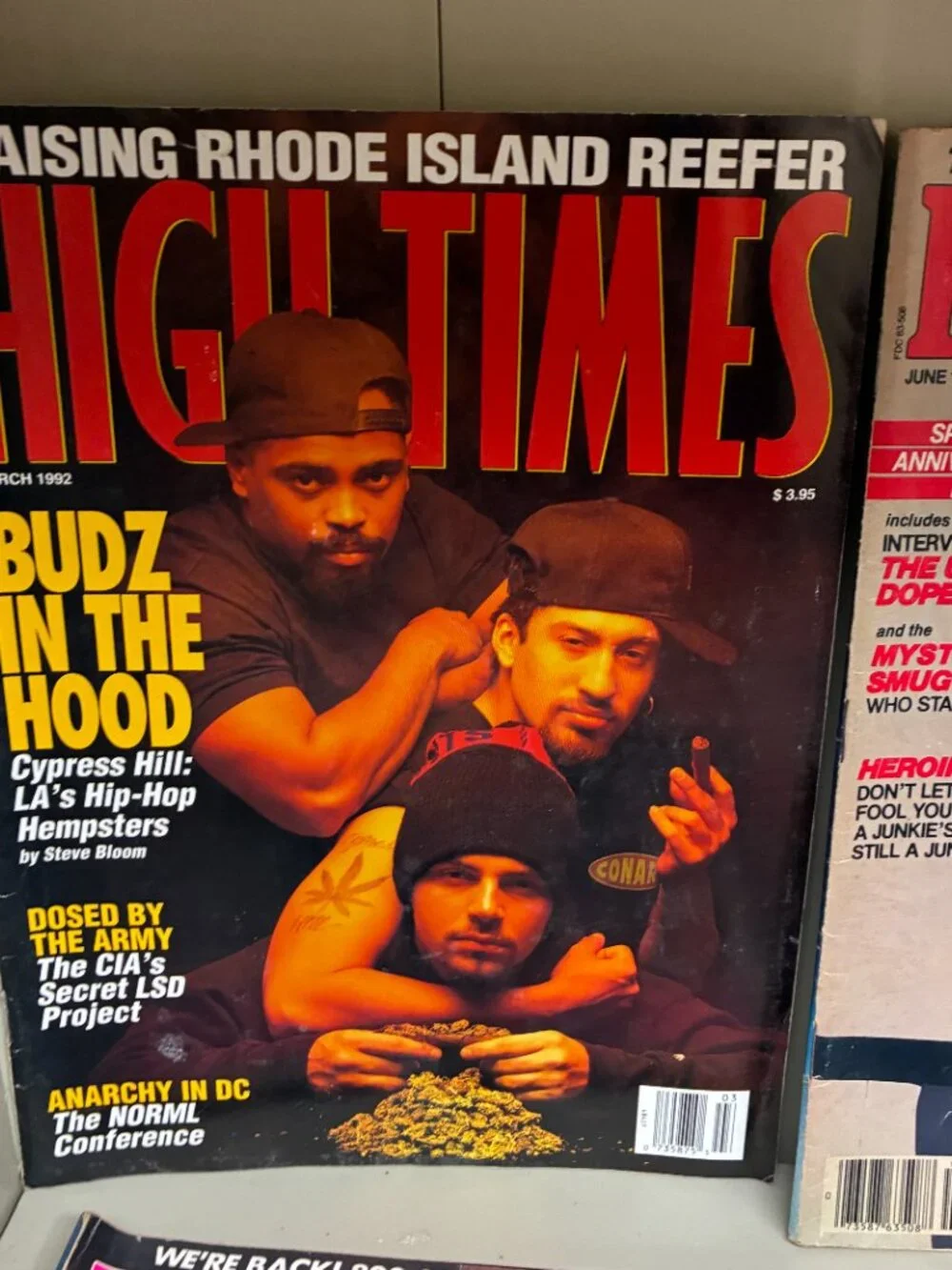 Vintage High Times Magazine Lot of 6 1982 1992 Conan Schwarzenegger Cypress Hill